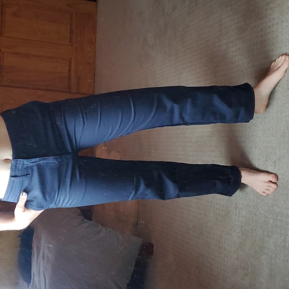 Blue casual work pant